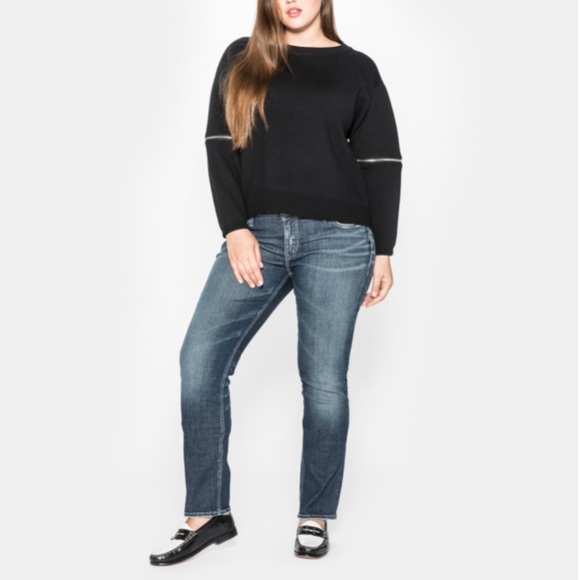 Silver Jeans Denim - NEW • Silver Jeans • Elyse Straight Leg Jeans 14